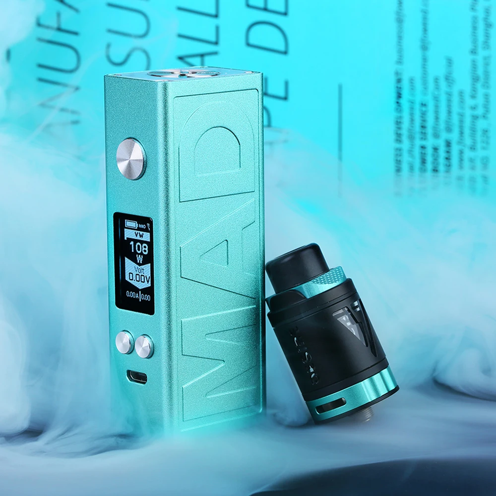 Новый оригинальный мод Desire Mad 108W TC Kit с атомайзером M Tank 3 мл и 35 А дизайн нижнего