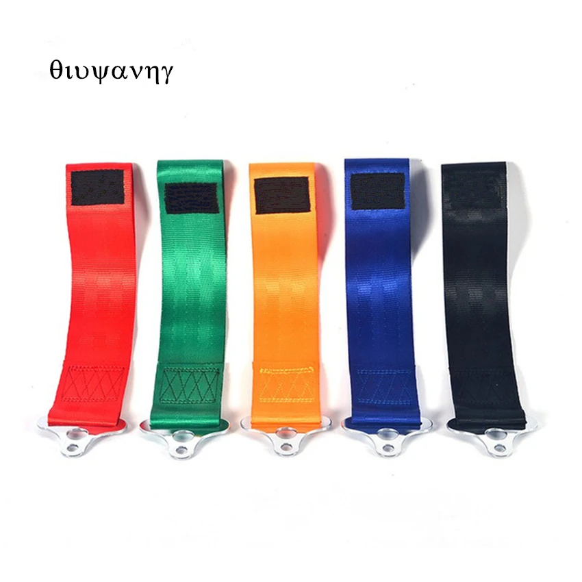 

OMP traction rope 6 color nylon trailer eyebrow trailer belt front and rear bumper hook racing drift rally emergency tool