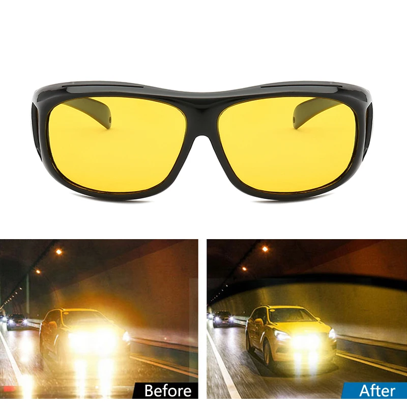 Очки для вождения автомобиля, очки ночного видения, поляризованные солнцезащитные очки для Volkswagen POLO Golf 5 6 7 Passat B5 B6 B7 Bora MK5 MK6 Tiguan