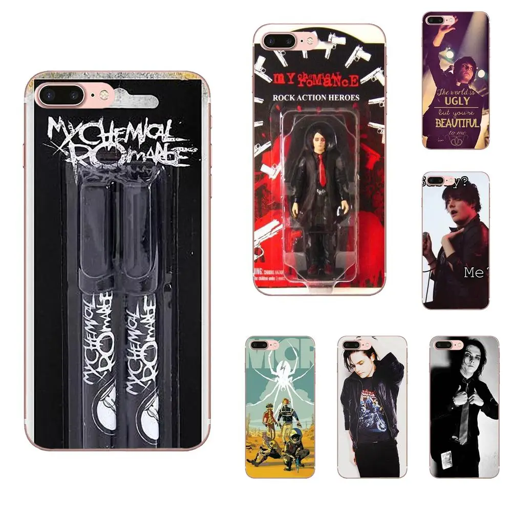 Резиновый чехол для мобильного телефона Gerard Way My Chemical Romance Mcr Huawei P7 P8 P9 P10 P20 P30 Lite Mini