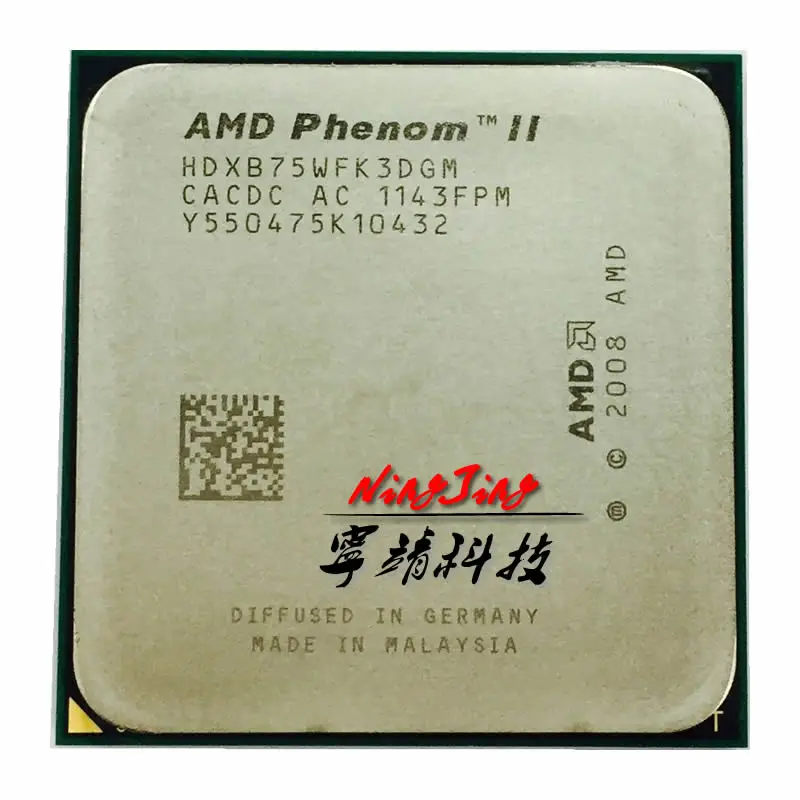 AMD Phenom II X3 B75 75 3,0 ГГц комплексный широкополосный канал передачи данных core Процессор процессор HDXB75WFK3DGI/HDXB75WFK3DGM гнездо AM3