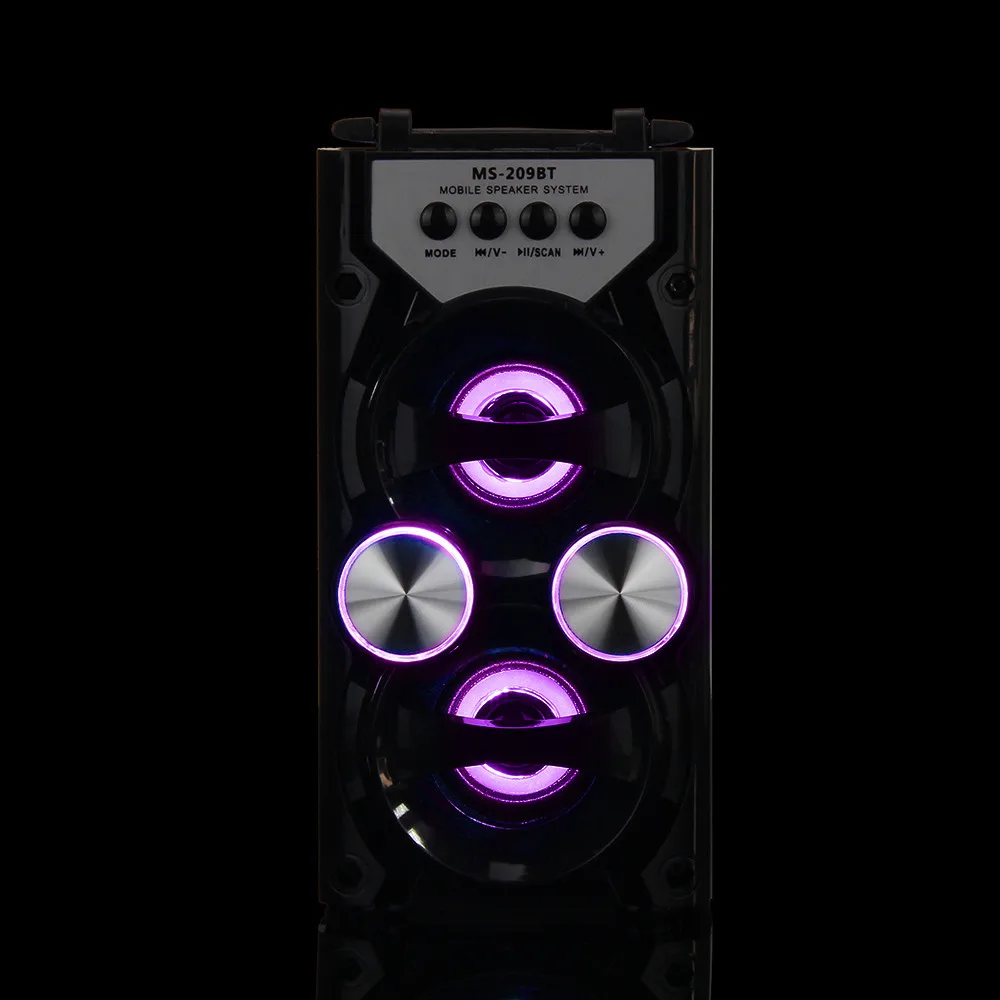 Портативная беспроводная Bluetooth Колонка MS 209BT высокая выходная мощность fm радио