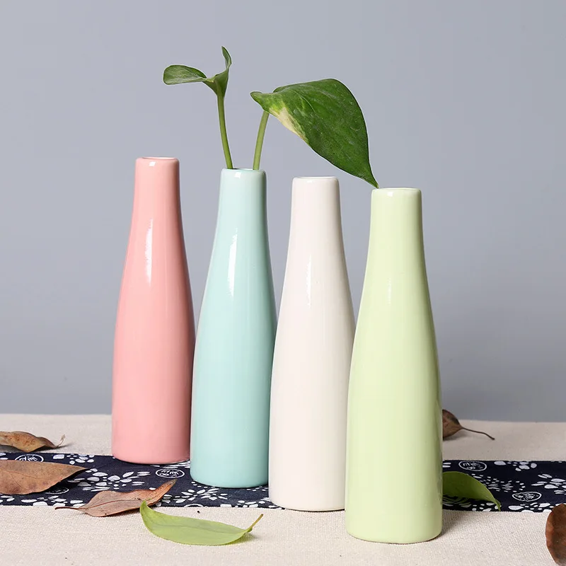 

Ceramic Vase Crafts Creative Office Home Decoration Personality Simple Flower Inserted Aromatherapy Bottle