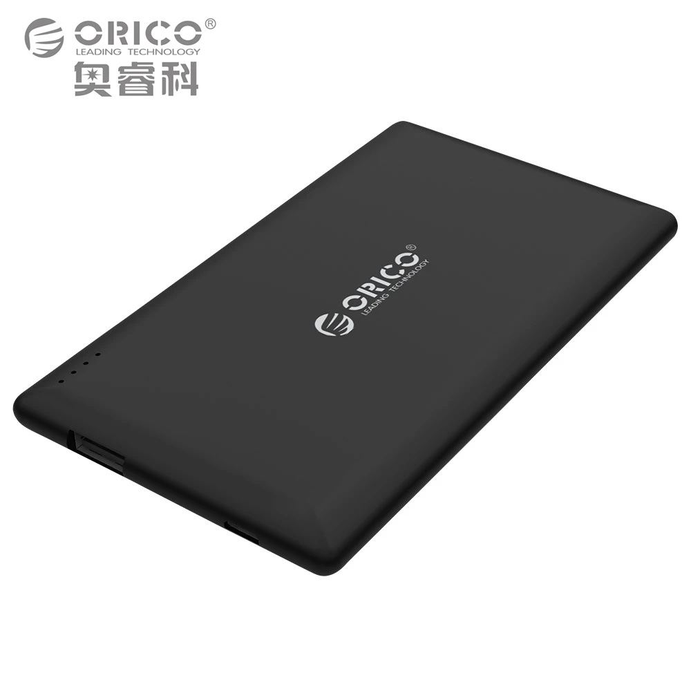 ORICO 8000mAh Power Bank External Battery Portable Mobile Backup Bank Charger for Android iPhones Built in