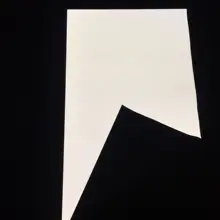 EN471 Уровень 2 высокая видимость светоотражающий ткань предупреждающий, светоотражающий ленты шитье для одежда жилет мешок