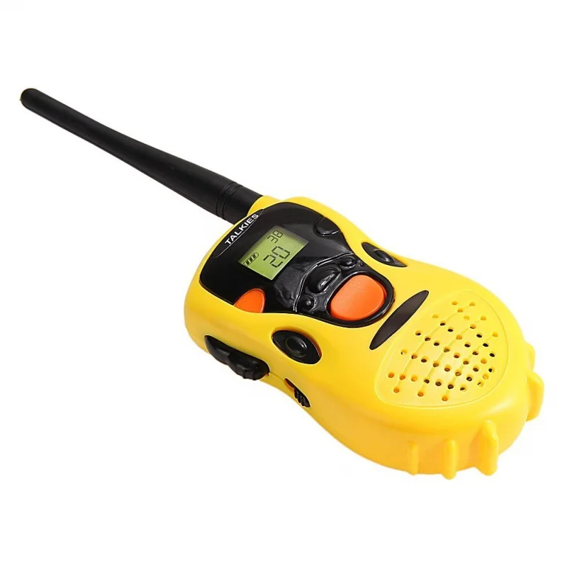 2pc Handheld Walkie Talkie for Children Kids Toy Educational Games Yellow enfant Radio Outdoor Interphone Toy Children Education