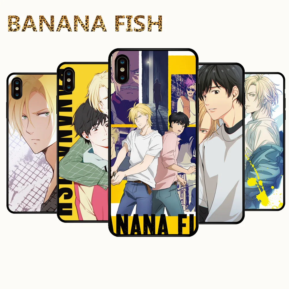 Banana Fish Solf Phone Case Cover For Iphone Xr Xs X 6 7 8 Plus Oppo Vivo Huawei Xiaomi Painting Calligraphy Aliexpress