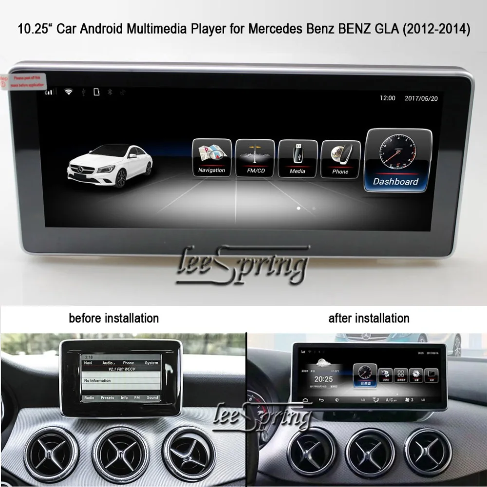 Clearance 10.25 inch Car Android 6.0 Multimedia Player for Mercedes Benz BENZ GLA (2012-2014) GPS Navigation (Original Car with NTG 4.5) 0 Clearance 10.25 inch Car Android 6.0 Multimedia Player for Mercedes Benz BENZ GLA (2012-2014) GPS Navigation (Original Car with NTG 4.5) 0