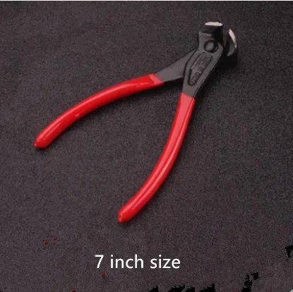 DIY кожаная сумка инструмент Плоский Рот режущие плоскогубцы заклепки режущий инструмент - Цвет: 7 inch