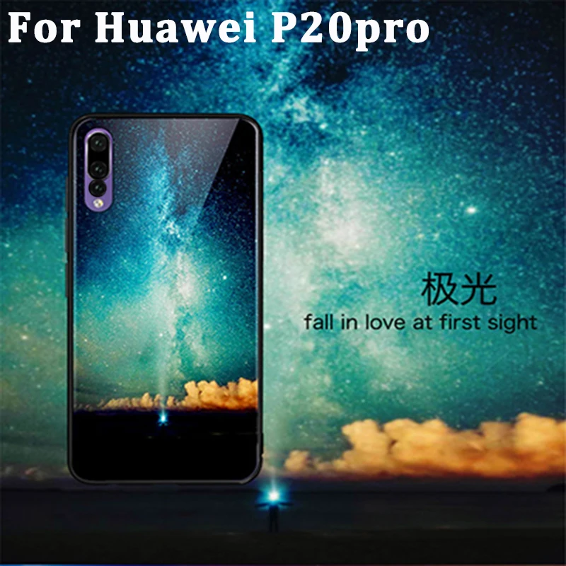Закаленное Стекло чехол для Huawei p20 pro защитные чехлы CLT AL01 coque крышка fundas| |