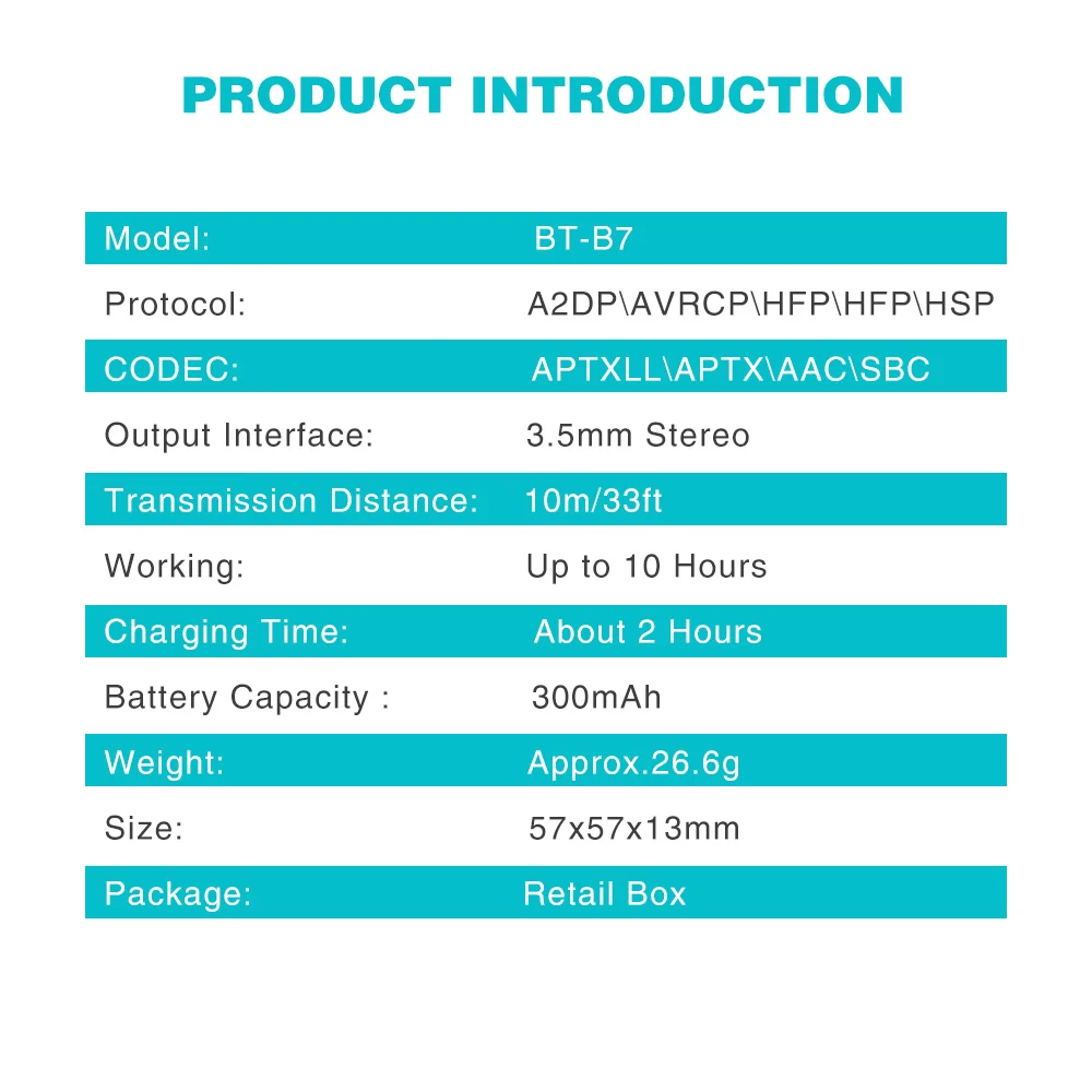 NFC aptX HiFi Bluetooth 4,2 приемник 3,5 мм AUX/2 RCA беспроводной аудио приемник для наушников динамик стерео автомобильный музыкальный адаптер