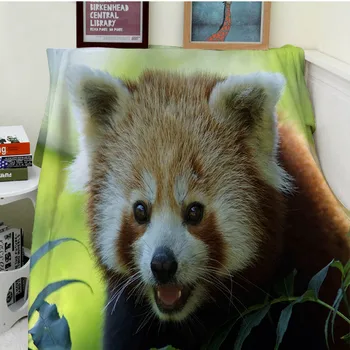 

Blankets Comfort Soft Plush Easy Care Machine Wash Funny Cute Smile Brown Raccoon Bear Animal Warm Throw Cobertor For Sofa Bed