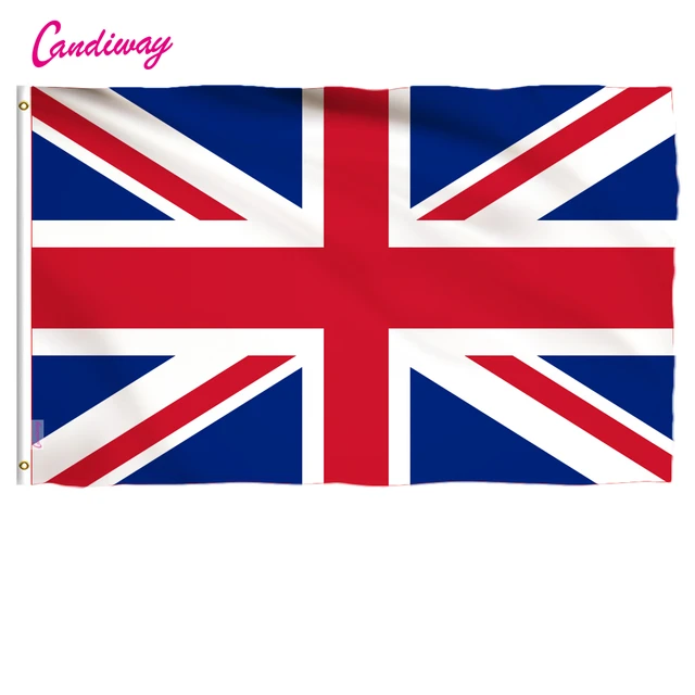 Wholesale 90x150mm union jack flag united kingdom Wave polyester