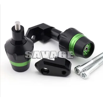 

New Design Motorcycle Accessories Frame Sliders Crash Protector Falling Protection For KAWASAKI Z1000 2014 2015 2016 Green
