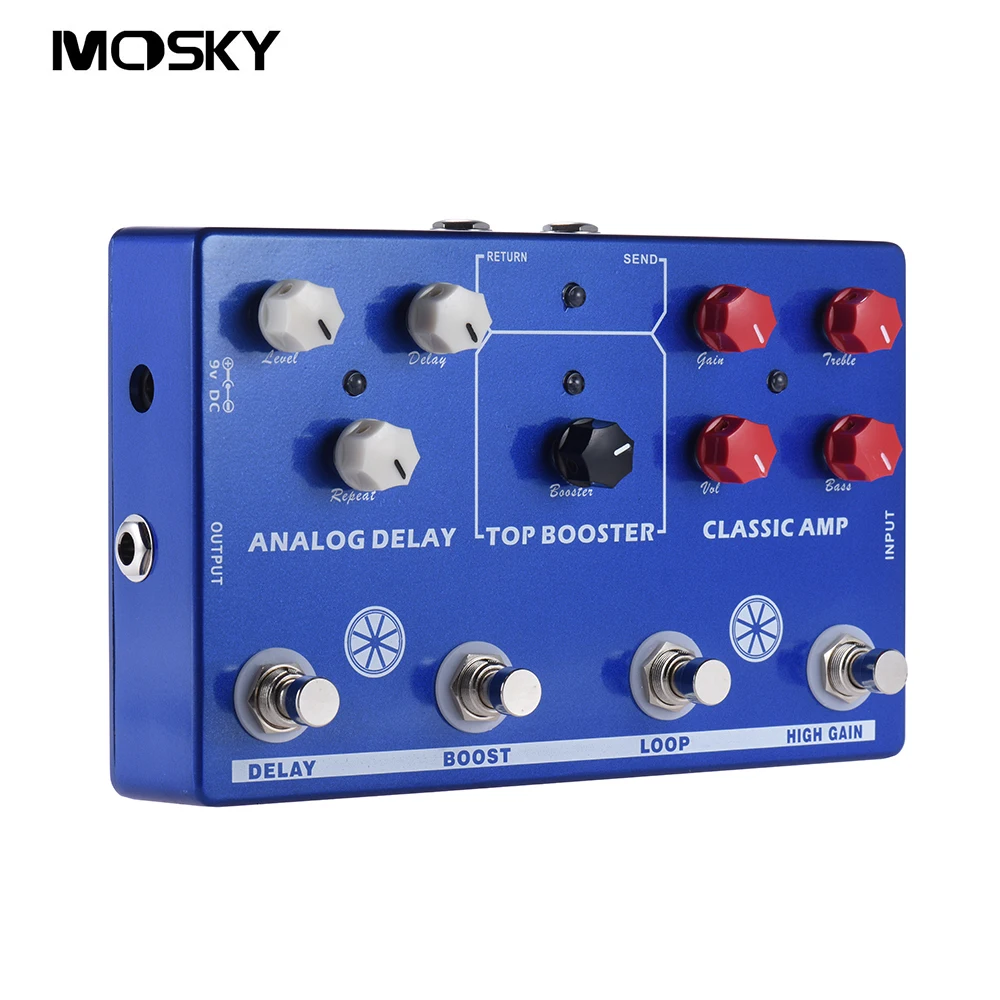 Mosky TONE MAKESTATON Booster Guitar Multi Effect Pedal Classsic AMP