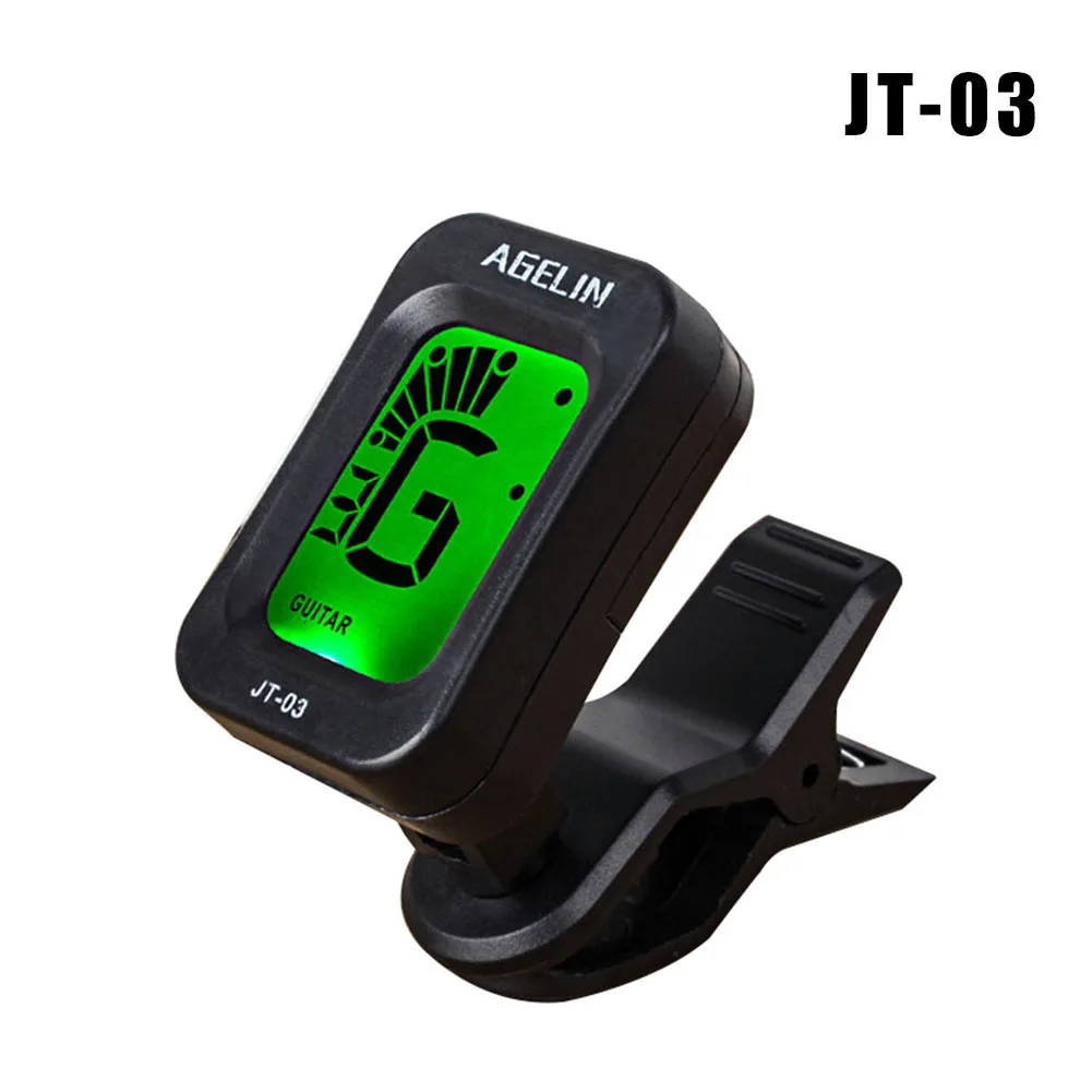 As shows New Mini Digital Clip Tuner Rotatable Sensitive Accessories for Guitar Bass Violin Ukulele LMH66 - Цвет: As shows