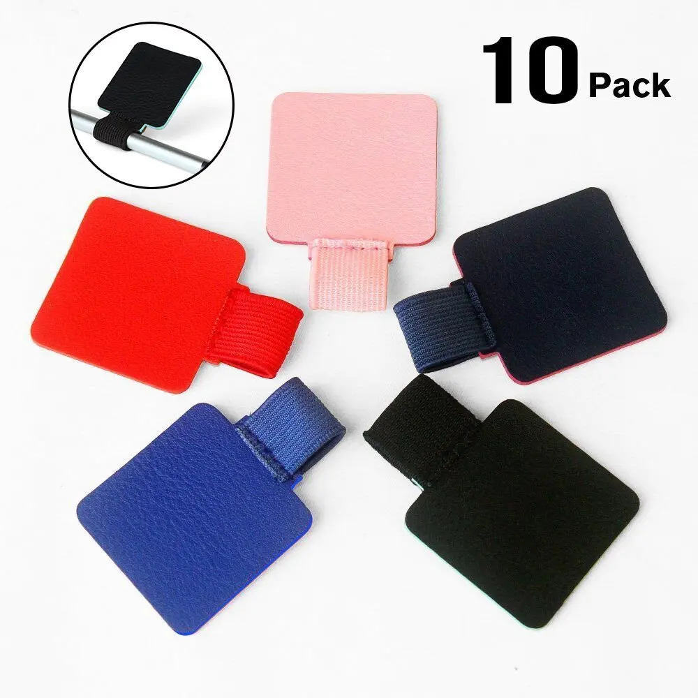 

XRHYY 10 Pack Pen Loop Holder,Self-adhesive Pen Holder Pencil Elastic Loop Designed For Notebooks,Journals,Calendars Multicolor