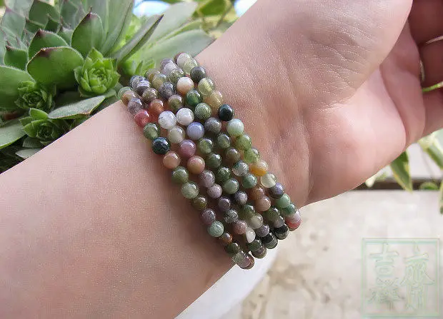 Original Handmade Natural Multi Color Jade Bracelet Small Beads Original Handmade Natural Multi Color Jade Bracelet Small Beads Diameter 4mm High End Jewelry Bohemian Bracelets For Women In Strand From