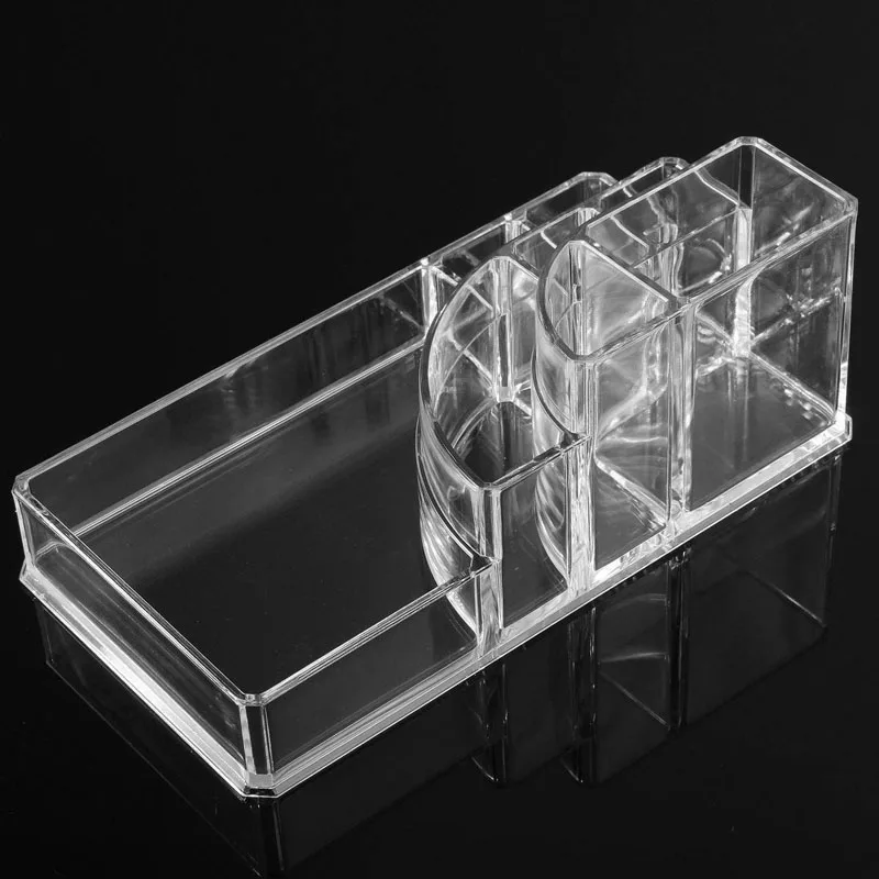 

New Clear Makeup Jewelry Cosmetic Storage Display Box Acrylic Case Stand Rack Holder Organizer Hot Sale