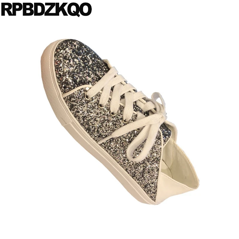 ladies embellished trainers