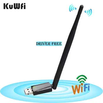 

Free Driver Wifi Adapter Mini 150Mbps WiFi Dongle 5dbi Wifi Antenna USB 2.0Wireless Wifi Network Card Ethernet PC Wifi Receiver