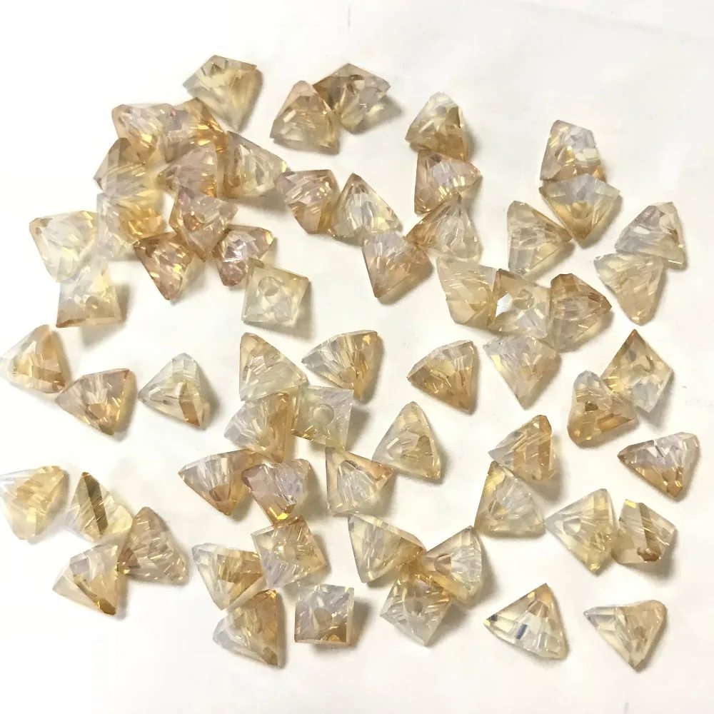 

200pcs 6mm triangle Bicone Austria Crystal beads Charm loose spacer Beads DIY Earrings necklace hadicraft bracelet jewelry