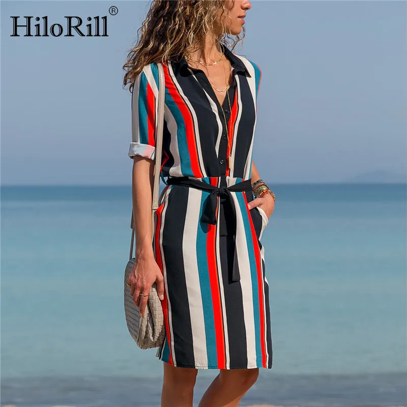 womens striped summer dress