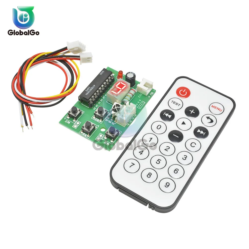 

DC 4-6V Stepper Motor Driver Speed Controller Regulator Integrated Board 2 Phase Wireless Remote Control Button Switch