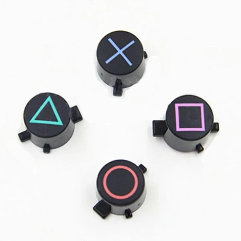 

4 Repair Part Replacement Circle Square Triangle ABXY X Button for Sony Playstation Dualshock 4 3 DS4 PS4 PS3 Gamepad Controller