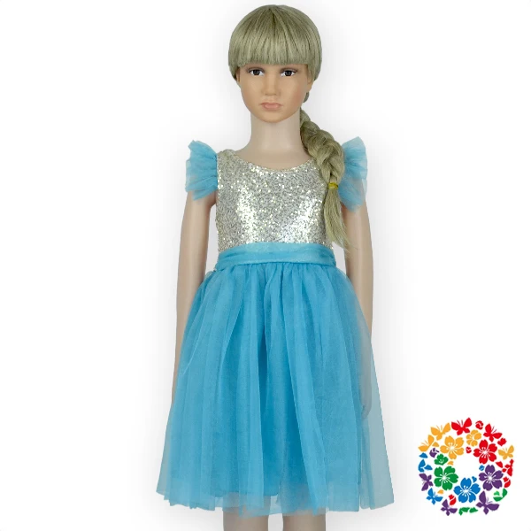 small girls long frock