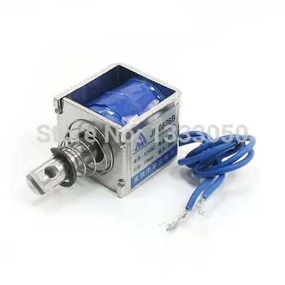 

JF-0826B DC12V 2A Pull Push 20N/10mm Open Frame Solenoid Electromagnet