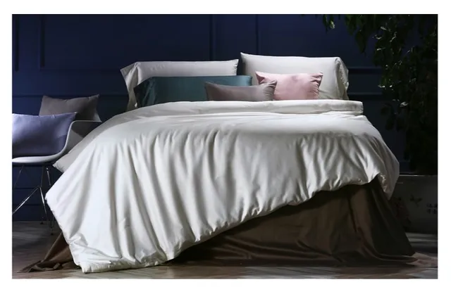 Us 146 0 Luxury White 100 Egyptian Cotton Bedding Sets Sheets Bed In A Bag Sheet King Queen Size Duvet Cover Linen Quilt Bedspread 4pcs