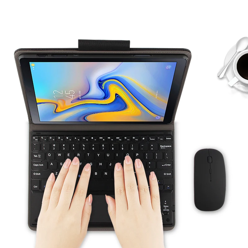 Съемный беспроводной Bluetooth клавиатура чехол для Samsung Galaxy Tab A 10,5 SM T590 T595 SM-T590 SM-T595 планшет стенд чехол funda