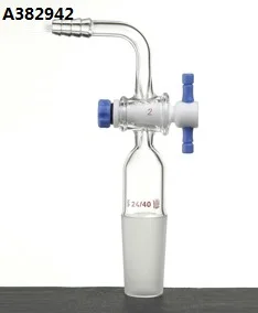 

A382942 synthware, Adapter, Vacuum, with 1:5 Teflon stopcock, Joint:29/42