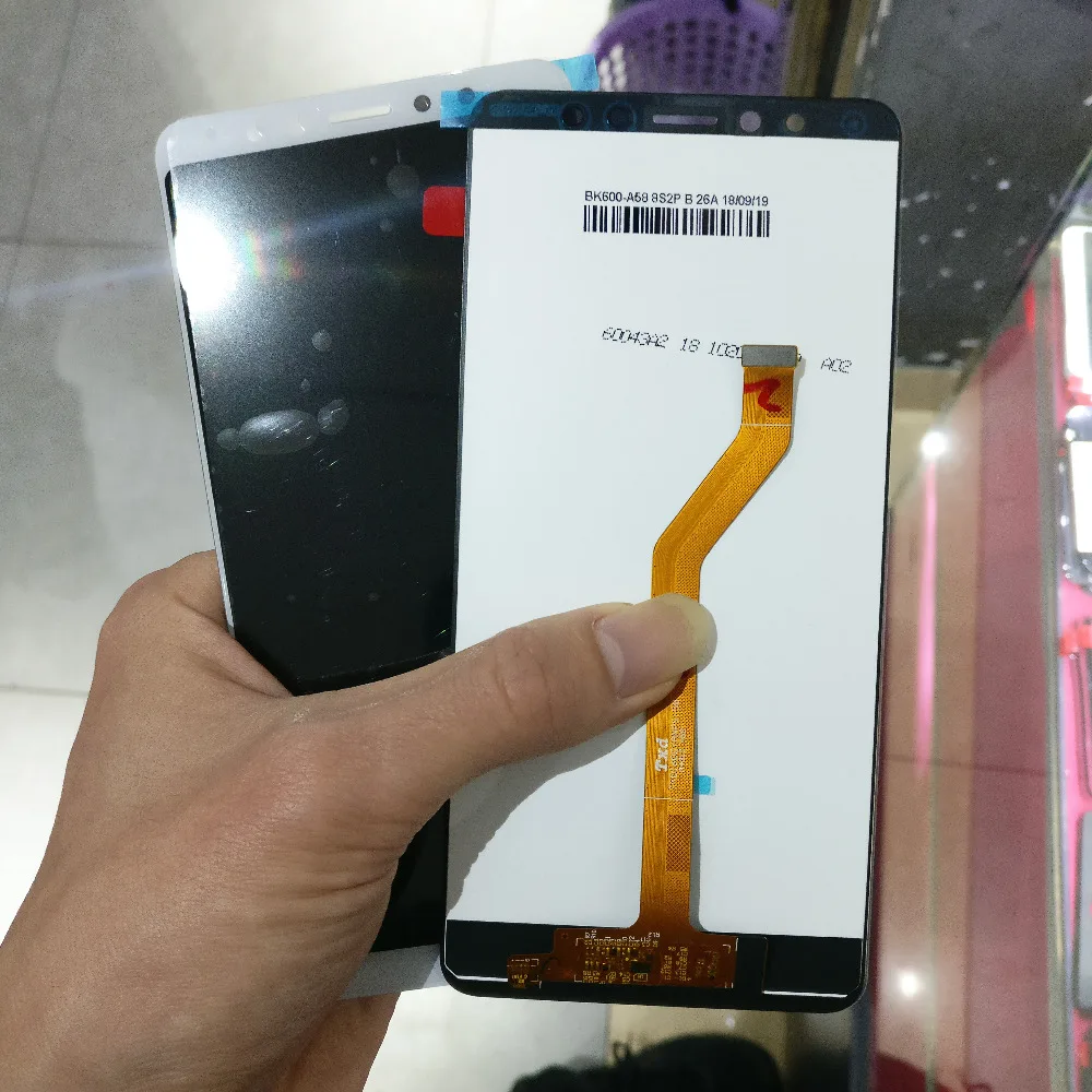 100% протестированный оригинальный черный/белый 6 0 дюймов для Lenovo K5 Pro L38041 Полный
