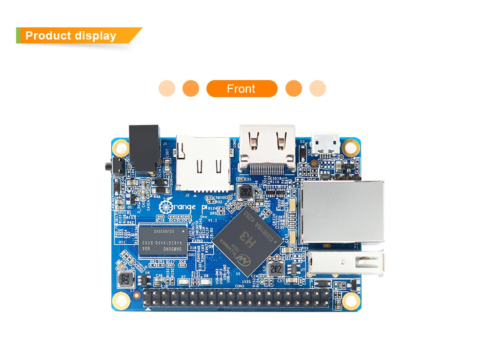 Orange Pi One H3 512MB четырехъядерный процессор с поддержкой ubuntu linux и android mini PC