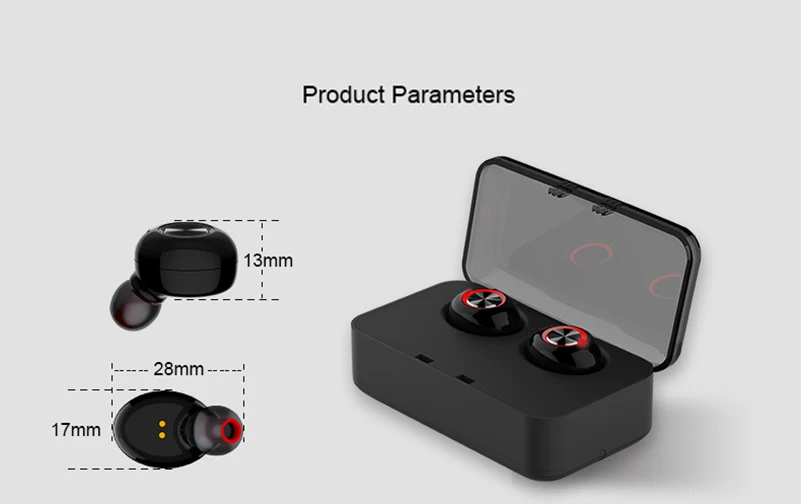 Bluetooth наушники TWS мини беспроводные наушники стерео музыкальные наушники TWS наушники с 2500 мАч зарядная коробка для громкой связи вызова