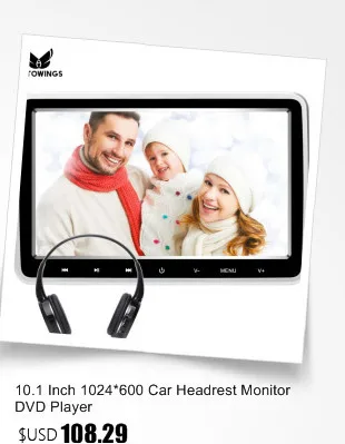 10,1 дюймов 1024*600 Автомобильный подголовник монитор dvd-плеер USB/SD/HDMI/FM/игра TFT ЖК-экран поддержка беспроводных наушников