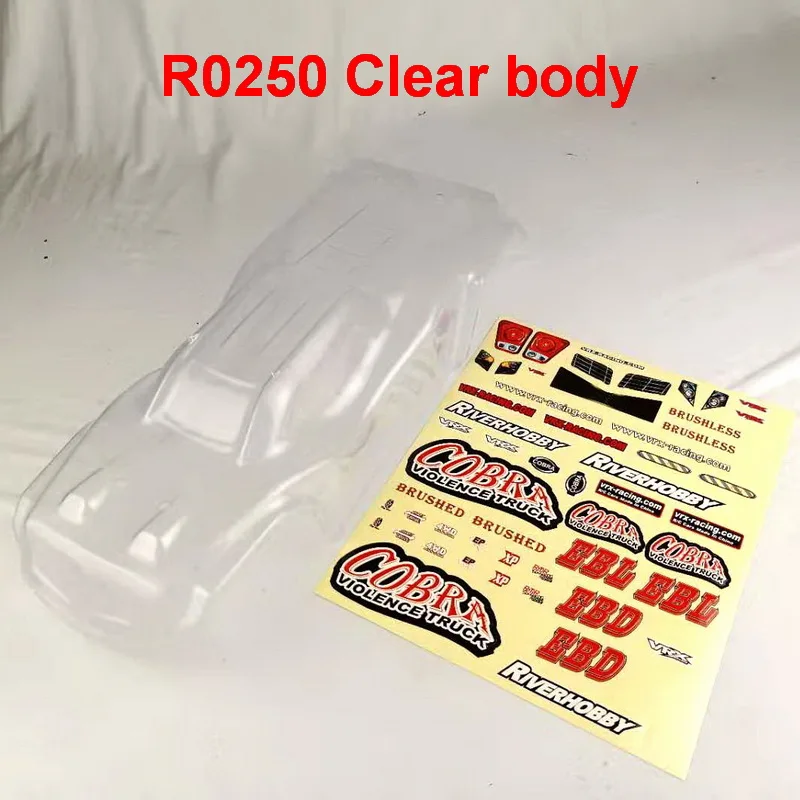 

R0250 clear body for RH817/818 Cobra Truck for VRX Racing 1/8 scale 4WD rc car parts, remote contol Toys Car shell accessories