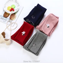 Леггинсы для девочек с рисунком улитки для путешествий штаны с оборками Леггинсы для девочки детские леггинсы fille зимняя одежда для маленьких девочек теплая