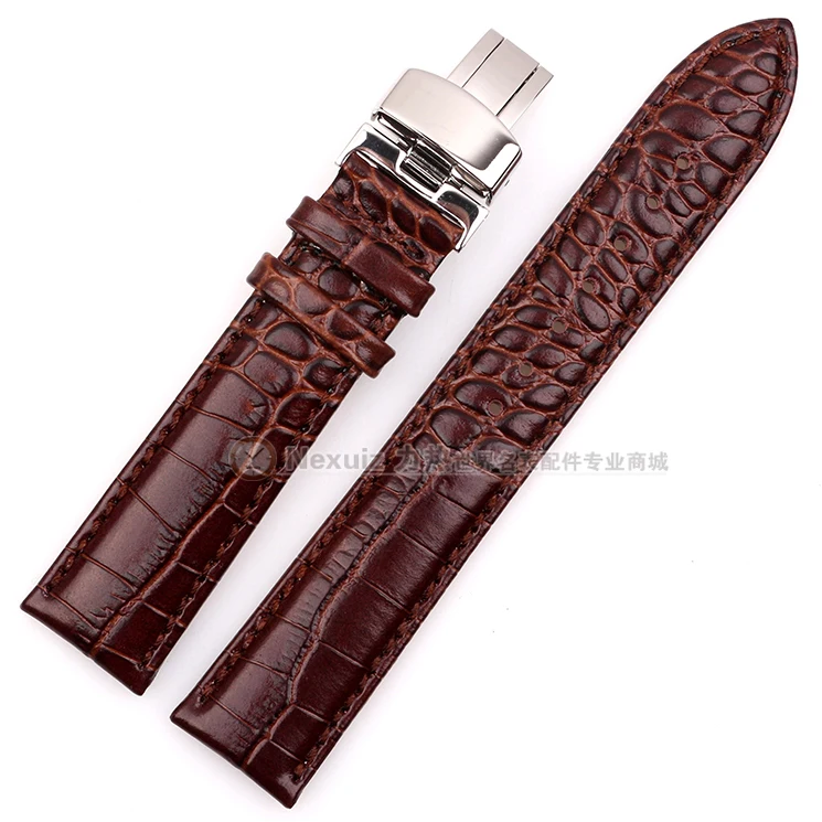 Best Elegance Crocodile Leather 20 mm Replacement Watch Band WV211B.FC6180_K0016791