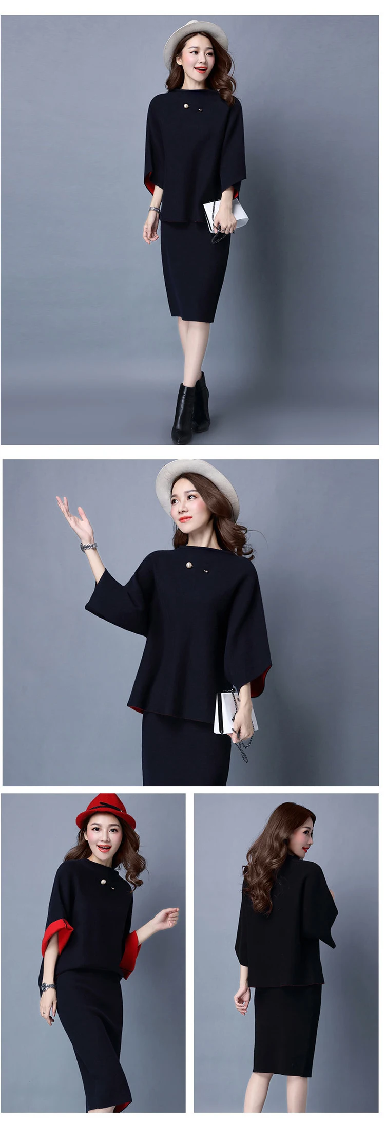 Female Winter Pullover Sweat Suits Women Cashmere Sweater Women Suits Clothing Sets Women Sweatsuit Conjuntos Femininos 007