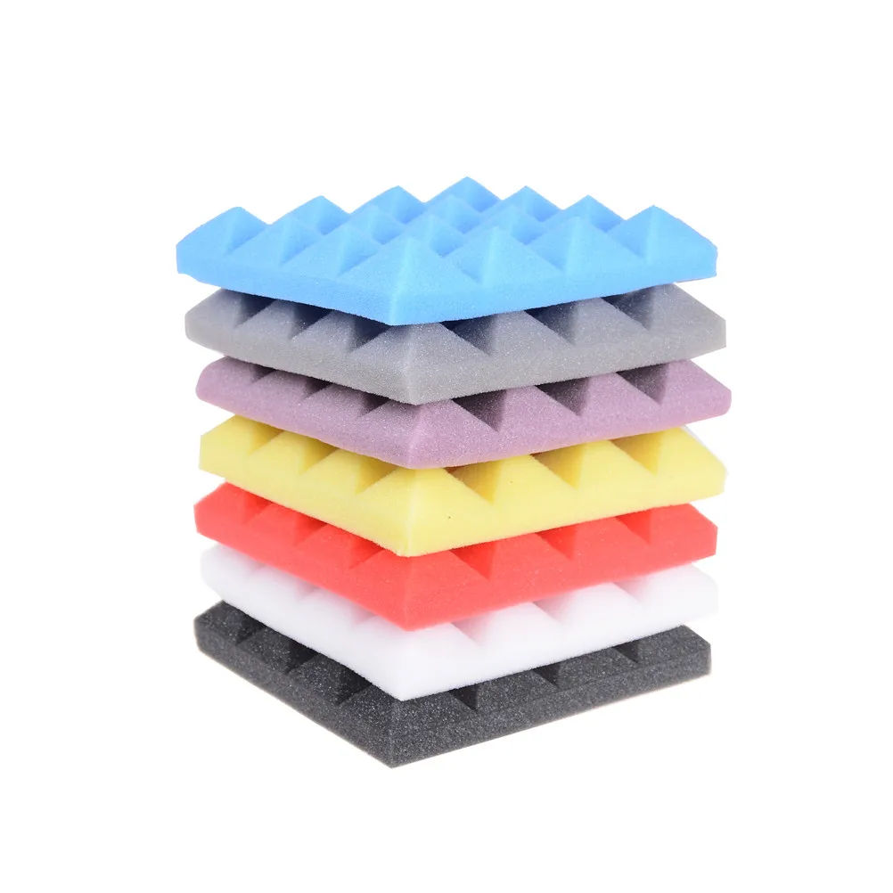25*25cm Thickness 5cm Acoustic Panels Soundproofing Studio Foam Treatment Sound Proofing Excellent Sound insulation Decoration