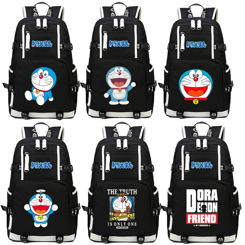 Japan Anime Doraemon Printing Backpack School Bags Laptop Backpack Shoulders Bag Student Book Bag Computer Bag Package Backpacks Aliexpress
