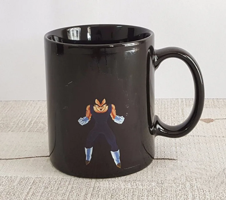 Новое поступление Dragon Ball Z Vegeta кофейная чашка кружка сенсорная керамика меняющая цвет кружка Новинка Caneca чашки Необычные кружки чашка Betty