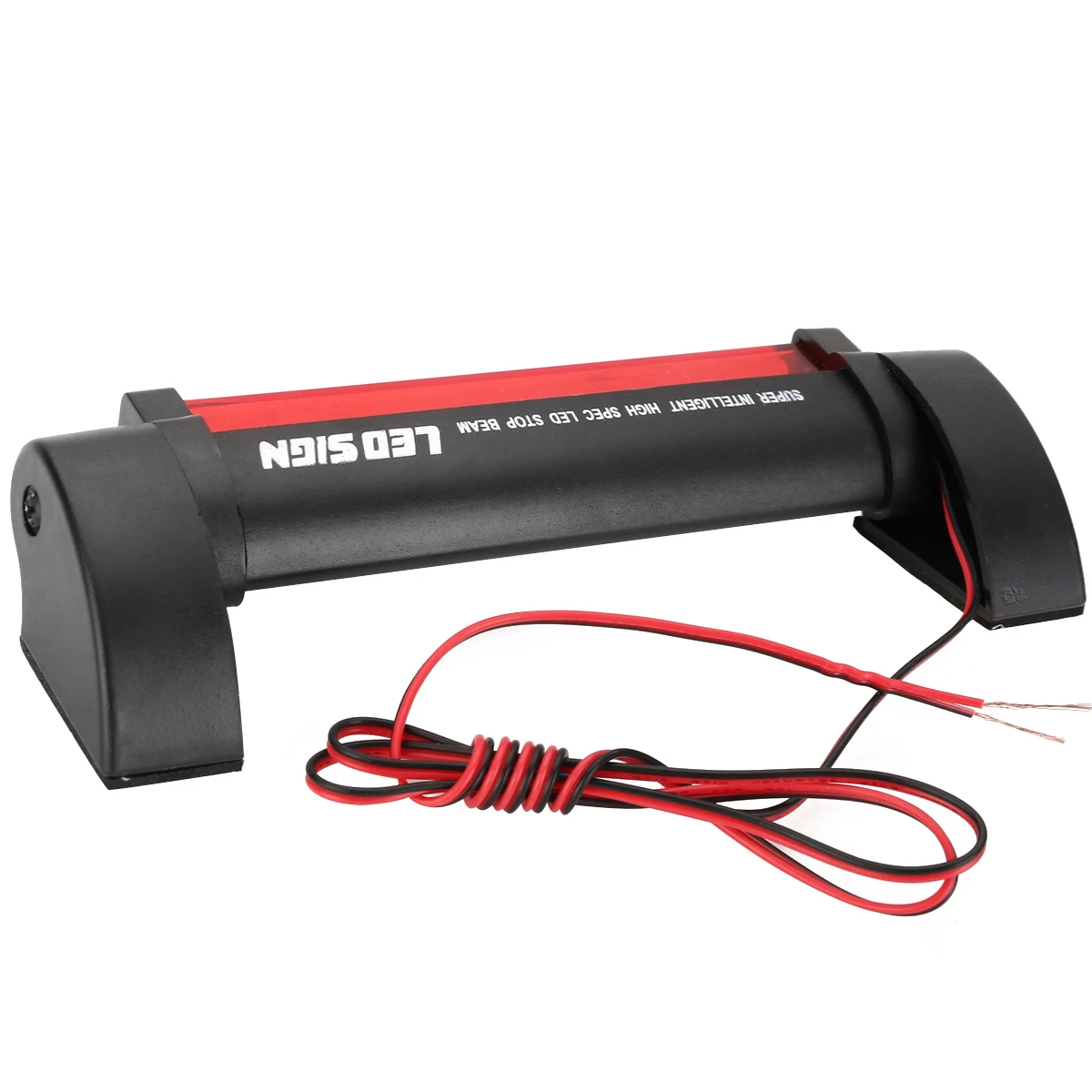 Mayitr 1pc Red Universal High Mount Stop Tailgate Lamp 12V 14LEDs Car 3rd Third Brake Rear Tail Light for Car Signal Lights