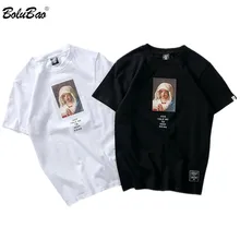 BOLUBAO модная брендовая мужская футболка с принтом, Повседневная футболка с коротким рукавом, летняя мужская футболка в стиле хип-хоп, уличная одежда, Топ