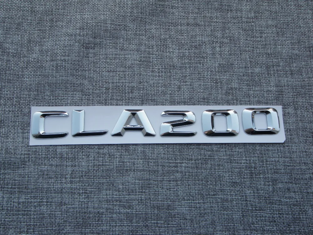 Gloss Black 3D /"CLA200/" Letters Trunk Badge Emblem for Mercedes Benz CLA200