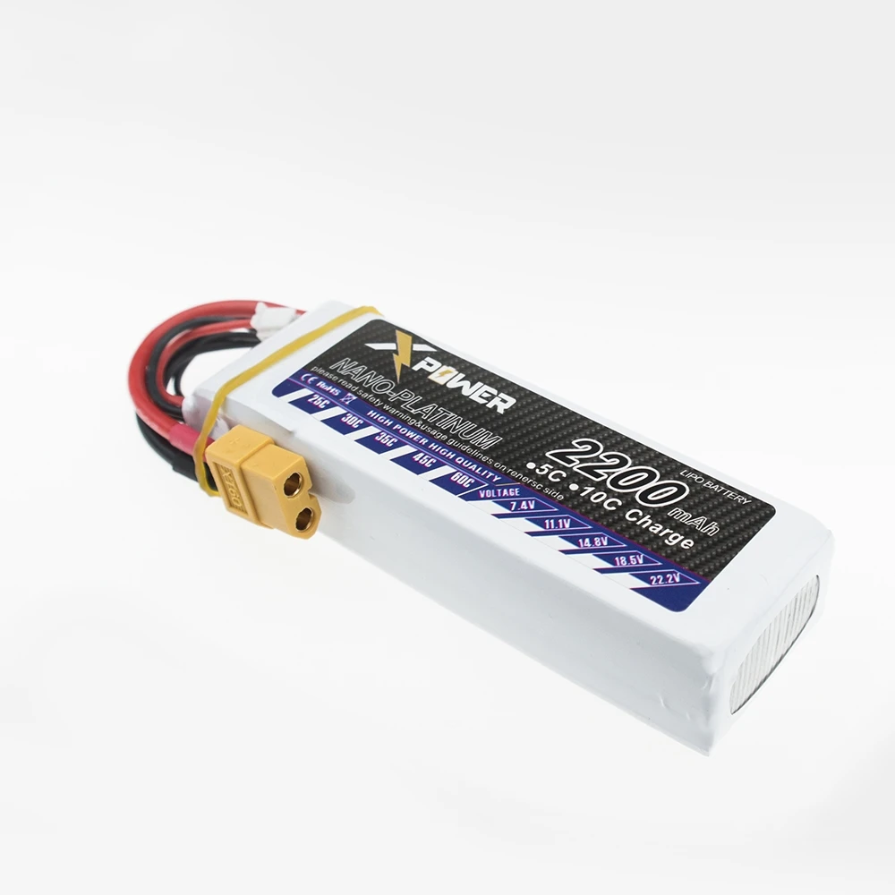 Xpower 11 1 V 2200mAh 30C MAX 35C li po батарея XT60 T вилка банана для самолета REX 450 Halicopter часть v 3s