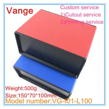 1 шт./лот, маленькие распределительные ящики, электронный корпус 150*70*100 мм, железная проектная коробка с ABS пластиковыми панелями для профессионального устройства